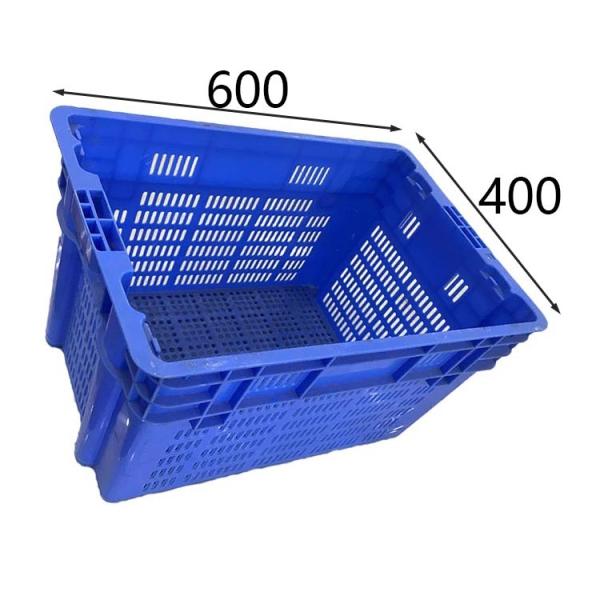 Nestable Collapsible Plastic Crates 600 X 400 X 315mm Stackable Moving Crates