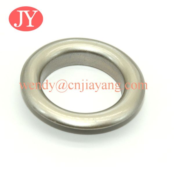 Glossy gold 21x12x4.5mm Nickle free High quality brass metal shoe eyelets and grommet for clothing