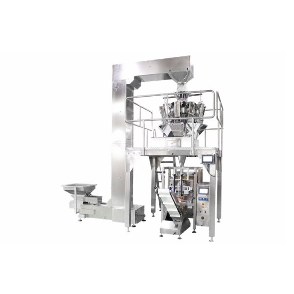 Multi Heads Weigher Automated Packing Machine with Separate PID Temperature