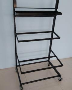China Mobile Flower Display 100kg Loading Capacity With Vases And Shelf wholesale
