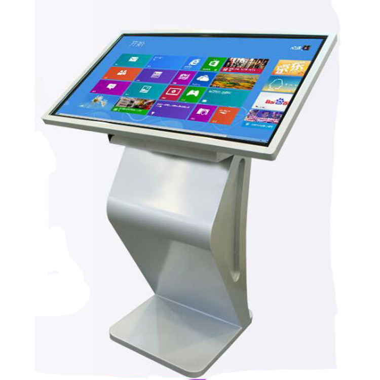 China 43'' Floor Stand LED LCD Capacitive Touchscreen PC Kiosk Interactive Selfie Service wholesale