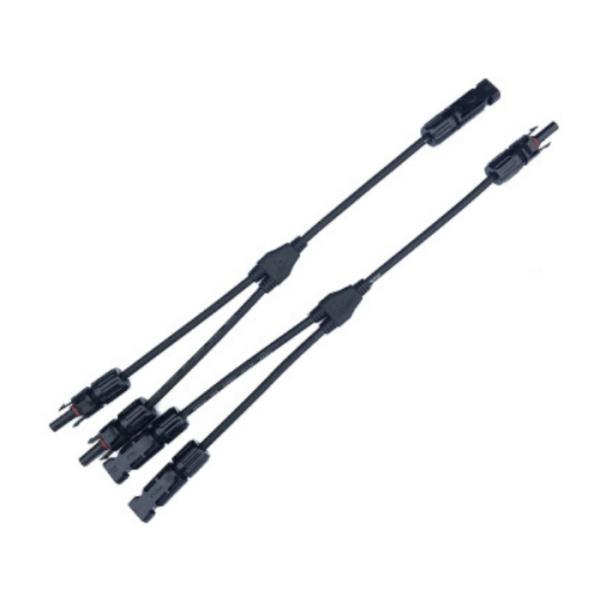 Quality Customized Length MC4-Y2 PSE Solar Panel Y Connector for sale