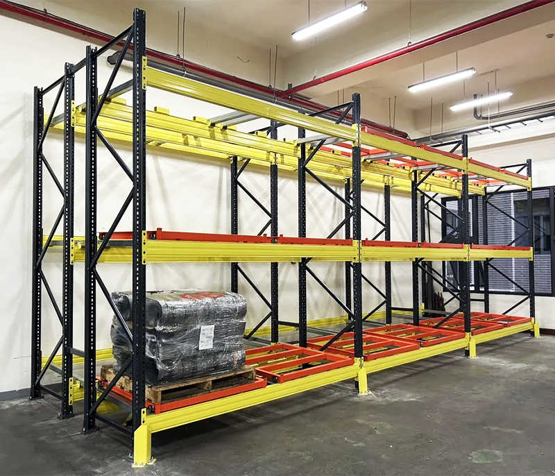 B58:Push Back Racking Metal Pallet Racks Adjustable Push Back Rack Warehouse Storage Racks Industrial Pallet Racking