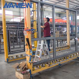 NAVIEW Modern Custom Black Aluminium Single Hung Window