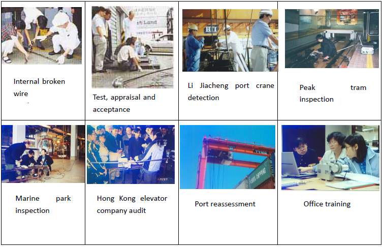 Integrated Internal And External Wire Rope Flaw On Line Detection of Wire Rope Internal and External Broken Wire