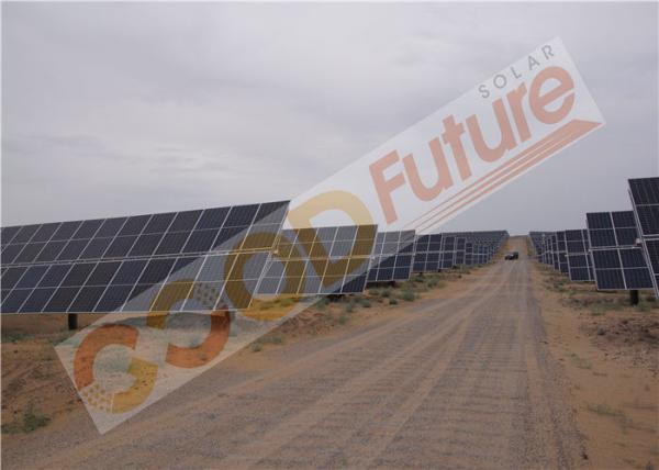 Quality Mechanical Galvanized Steel 2P Solar Tracker With Max 100 Modules for sale