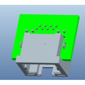 LPJE4715BGNL Low-Profile RJ45 Jack 8P8C Thru Hole PCB Mounting