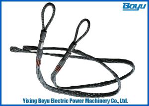 Rated Load 25kN Transmission Line Tools One Head Type Temporary Mesh Sock Joints