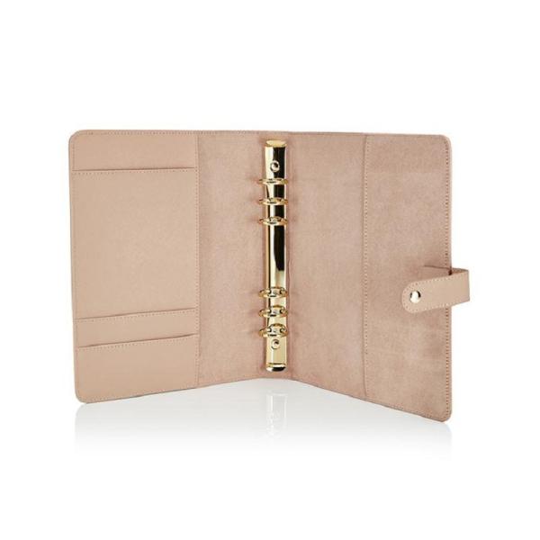 Quality A5 Binder Notebook Pocket File Notebook Folio Business Leather Portfolio for sale