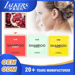 China Disposable Dissolvable Shampoo Tablets Customizable Quick Dissolve Compact wholesale