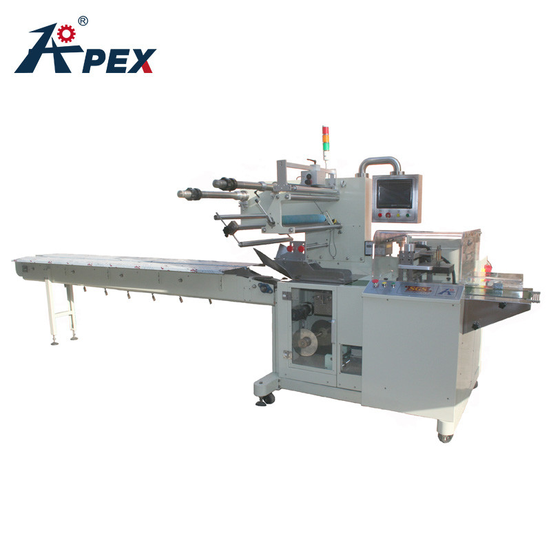 Box Motion Horizontal Avocado Muffin / Biscuit Packing Machine Automatic