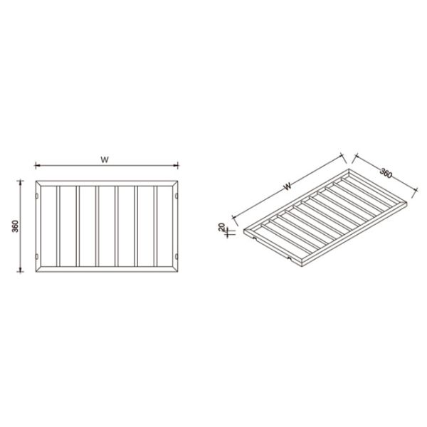 Rack Wine Storage Holde 413mm Width Aluminum Display Shelf