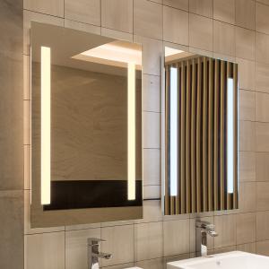 China Modern Design Makeup Mirror With Lights Touch Sensor Anti Fog Illuminated Vanity Mirrors wholesale