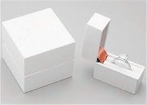 China White Elegant Ring Jewelry Box For Necklace Bracelet Watch Jewellery Gift Packaging wholesale