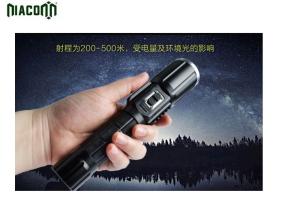 Power Bank Tactical Led Flashlight With CREE XML And COB Red Light