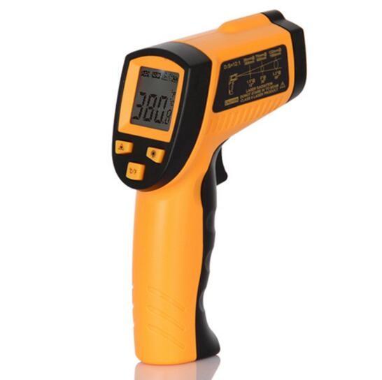 Quality WH380 LCD Digital -50 To 380 Degree Non-Contact Industrial Pyrometer Laser IR Point Infrared Temperature Thermometer Tester Gun for sale