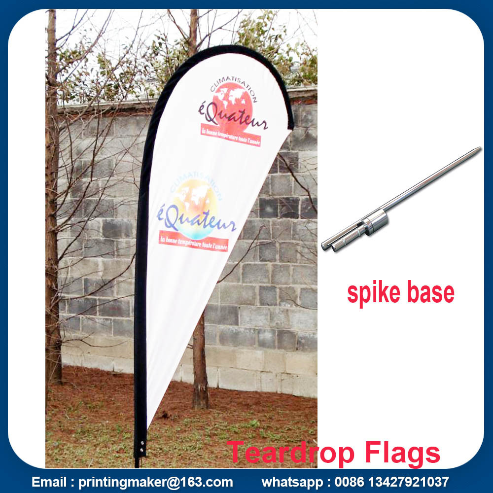 Custom Double Sided Tear drop Flags with Kits