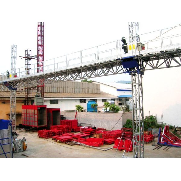 Double Mast Climber Scaffold For Construction , Aerial Work Platforms