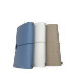 Custom A5 A6 PU Leather Notebook Rubber Band 160pp Simple