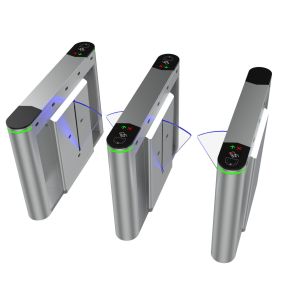 China Automatic RFID Security Retractable Flap Barrier Gate Turnstile In GYM wholesale