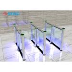 RS485 TCP/IP One Way Turnstile Gate Speed Gates Fingerprint Time Attendance