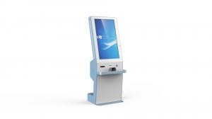 China Airplane Boarding Check In Kiosk Automatically Free Standing on sale