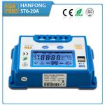 12V / 24V 20A PWM Solar Controller with LCD Display Bule Body Charge Sun Light