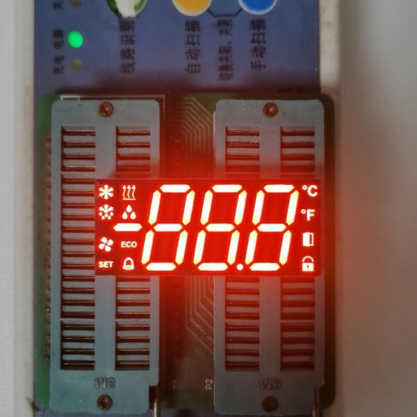 Ultra Bright Red Common Cathode Custom Seven Segment Led Display For Refrigerato