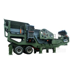 China High Efficiency Mobile Crushing Plant With Vibrating Feeder Impact Crusher wholesale