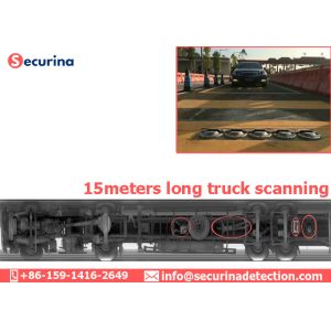 Waterproof Under Vehicle Inspection System With High Resolution Scanning Camera