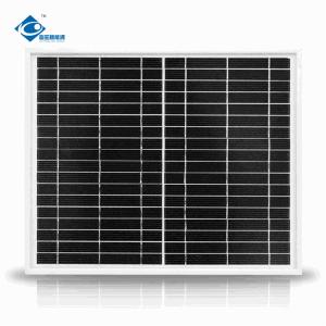 20W Mono Silicon Solar Panel for Home Solar Power System ZW-20W-18V-1 transparent glass solar panel