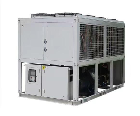 Quality Easy To Operate Auxialliary Machine Air Cooled Chiller HYSC-100A With Screw Type for sale