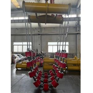 China 28 Total Rollers Pipe Roller Cradle for Safe Pipe Handling on Construction Sites wholesale