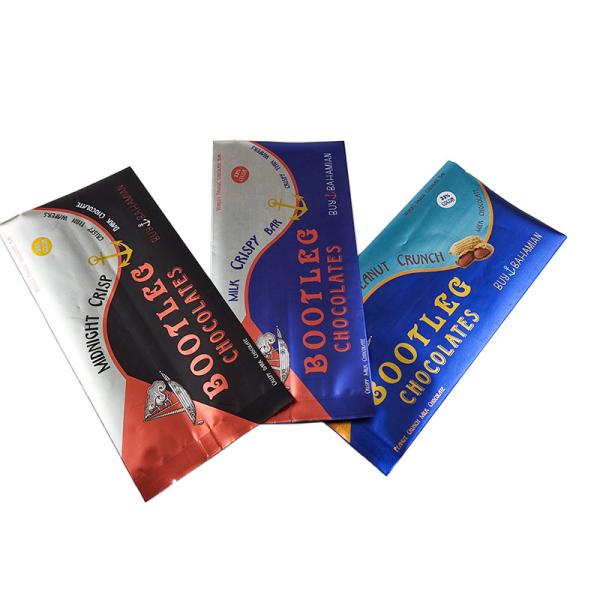 Quality Custom Printed Heat Sealing Back Side Seal Foil Bag Back Middle Lap Seal Easy Tear Holographic Pillow Bag for sale