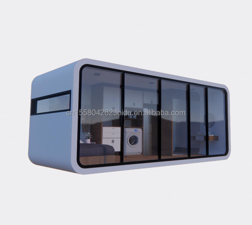 Modern 20ft 40ft Prefab House Outdoor Tiny Pod Coffee House Mobile Working Apple Cabin-Popular Prefabricated Cabin Apartment Apartment