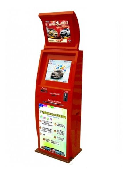 Quality Multi Language Dual Screen Kiosk Self Service Payment With Keyboard for sale