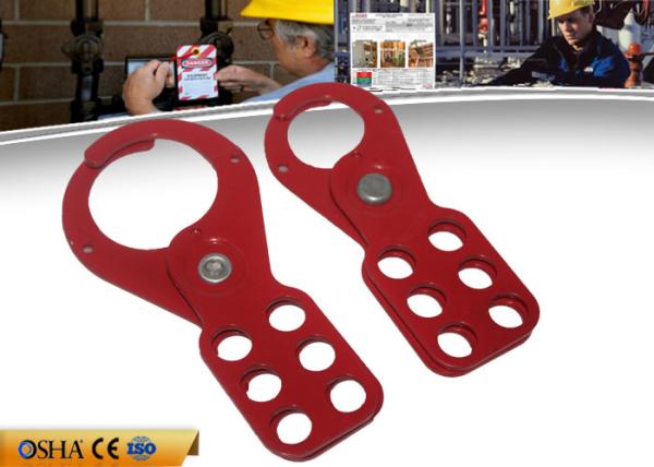 Quality ZC-K03 Lock Out Tag Out Hasp With 6 Hooks 92g Weight Safety Lockout Padlocks for sale