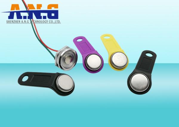 Quality TM1990A-F5 Unique UID iButton Electronic Key with Magnetic Ring , Waterproof for sale