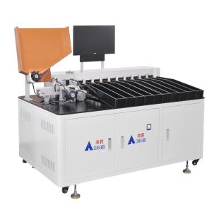 China Scan Code Computer Screen Battery Cell Sorter 10 Channel 18650 Cylindrical Battery Sorting Machine wholesale