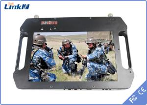 China Rugged Portable COFDM Video Receiver FHD with Battery &amp; LCD Display Dual Antenna AES256 3-32Mbps Data Rate wholesale