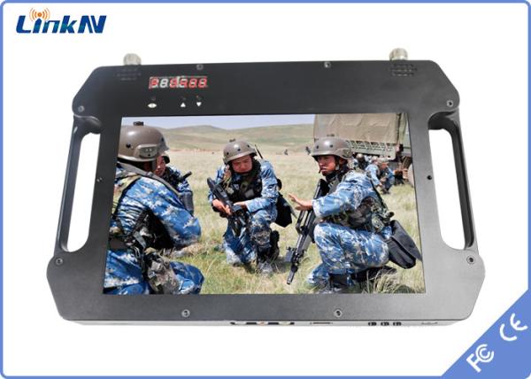 Rugged Portable COFDM Video Receiver FHD with Battery & LCD Display Dual Antenna
