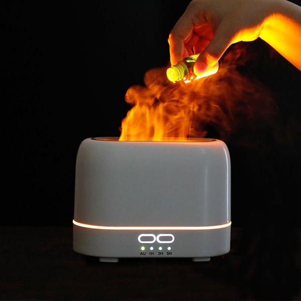 Portable Ultrasonic Flame Aroma Diffuser For Home