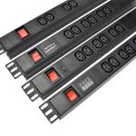 7 Way IEC Type PDU Extension Socket With On/Off Switch