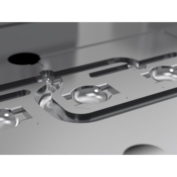 OEM / ODM : Precision Injection Molding & Transparent Earphone Terminal (1*8) No.23570-B