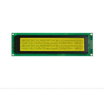 Quality STN Yellow Green Character Display Module , 40×4 LCD Character Display Modules for sale