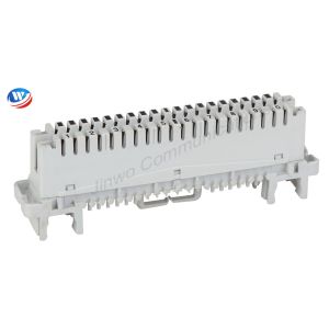 China PBT Telephone Connection Module 10 Pair Grey Sliver Plated wholesale