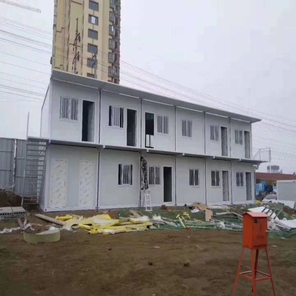 20ft 2 Storey Container House for Luxury Living and Work in Steel Structure Material