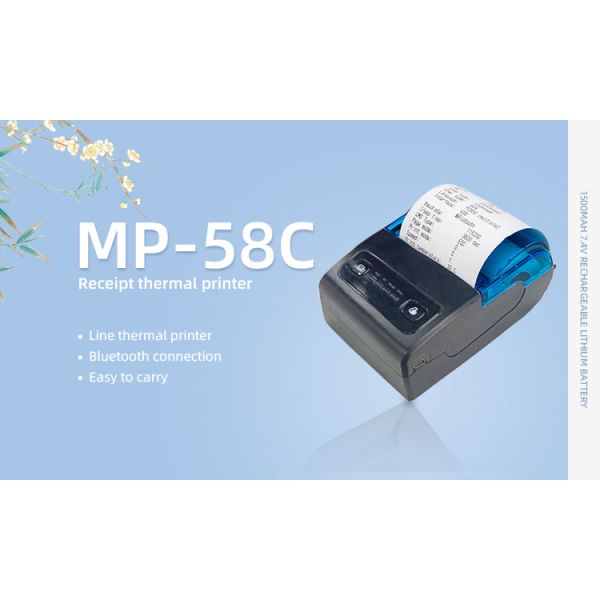 331g Mini Wireless Blue Tooth Thermal Printer Portable Machine Imprimante Thermique