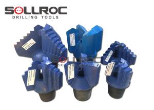 China Water Well Drilling Step Drag Drill Bits 3 Wings 4 Wings API REG Thread wholesale
