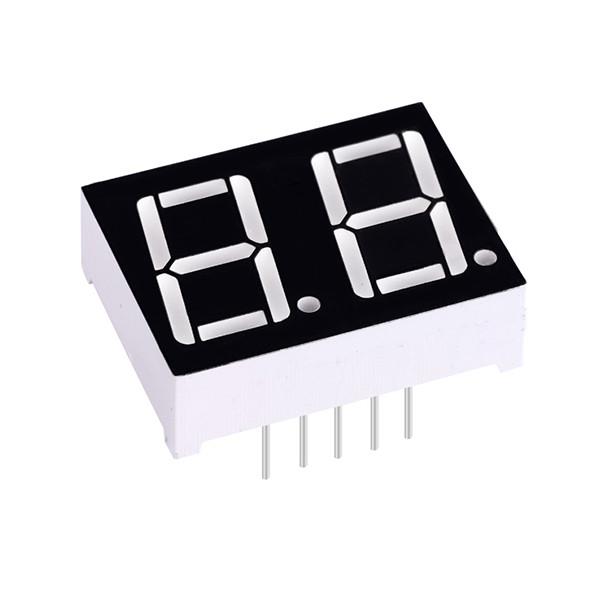Quality Indoor Usage Numeric LED Display 7 Segment 2 Digit 0.8in Red Color for sale